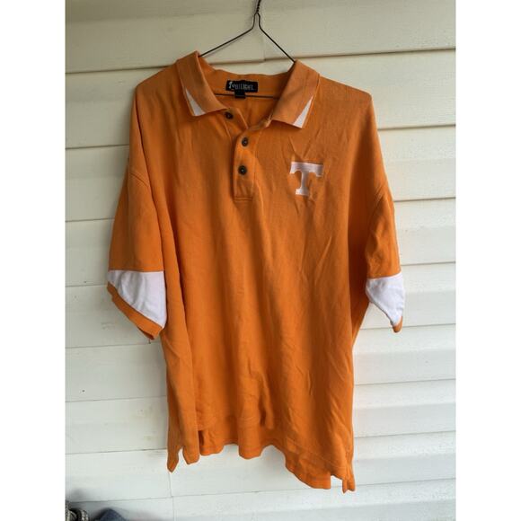 Vintage Tennessee Volunteers Polo Shirt Mens XL Orange NCAA Embroidered old - Picture 1 of 13